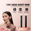 Red Light Therapy Wand for Face and Neck, 3-in-1 LED Facial Wand Red Light Therapy Device with Heating Therapy| Vibrating Facial Massage