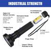 UV Ultraviolet Light 100 LED Flashlight BlackLight 395nM Inspection Lamp Torch