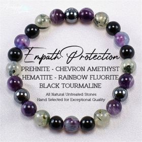 Rock Dark Style Natural Stone Bracelet (Option: L02748 Mm)
